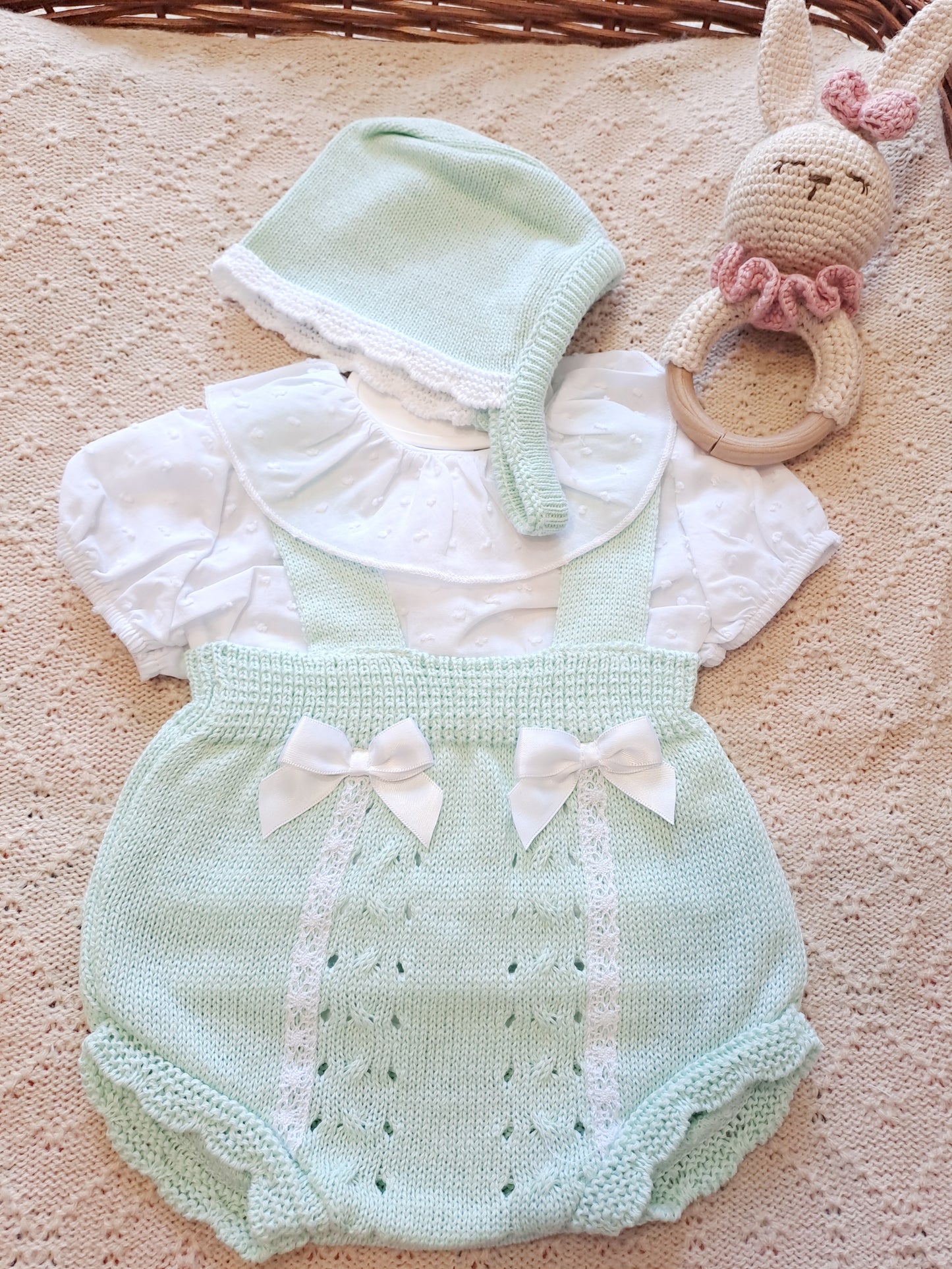 Conjunto Tirantes Blusa Verde Agua