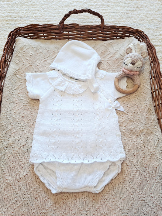 Conjunto Corto Capota Blanco