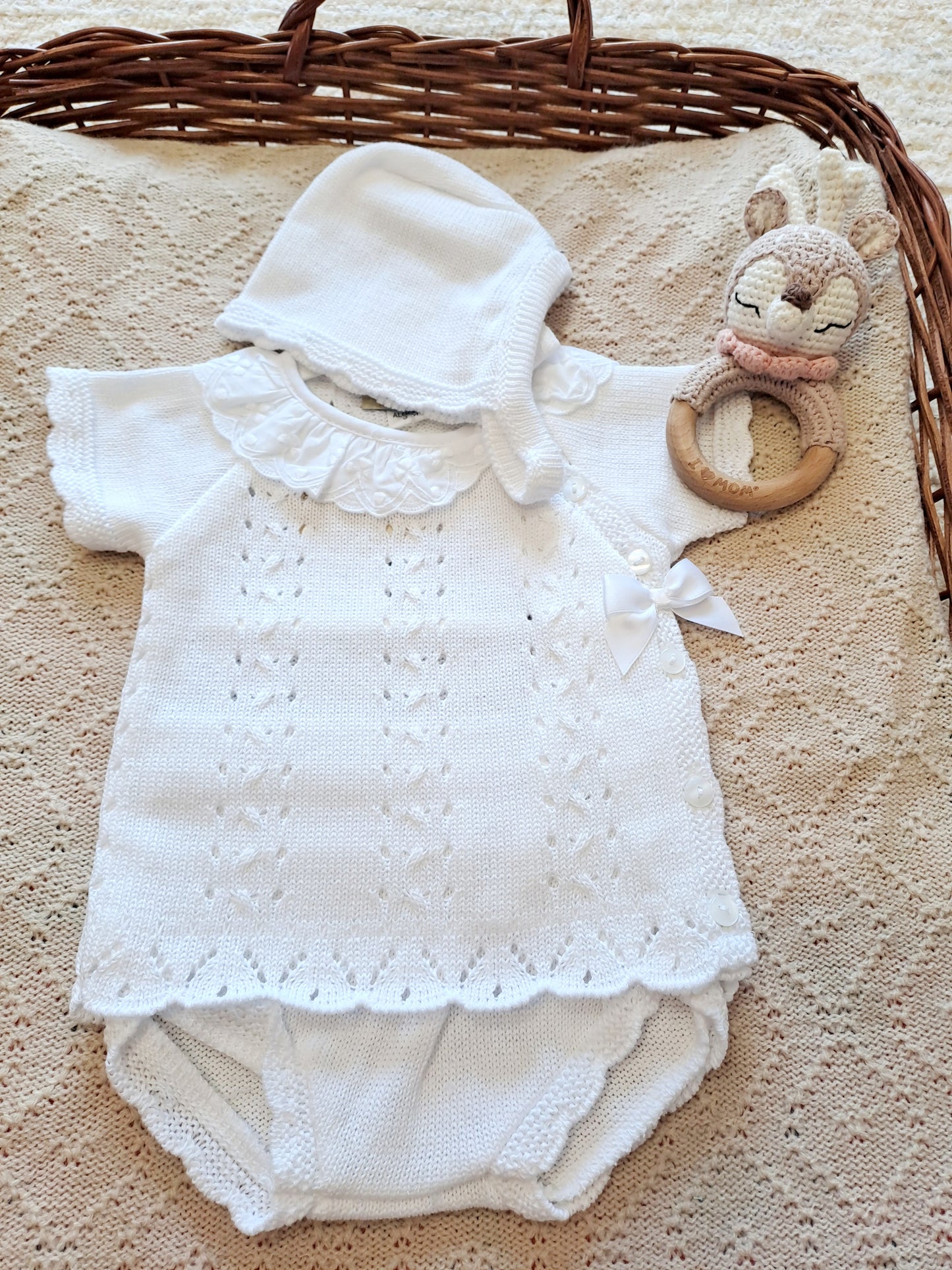 Conjunto Corto Capota Blanco