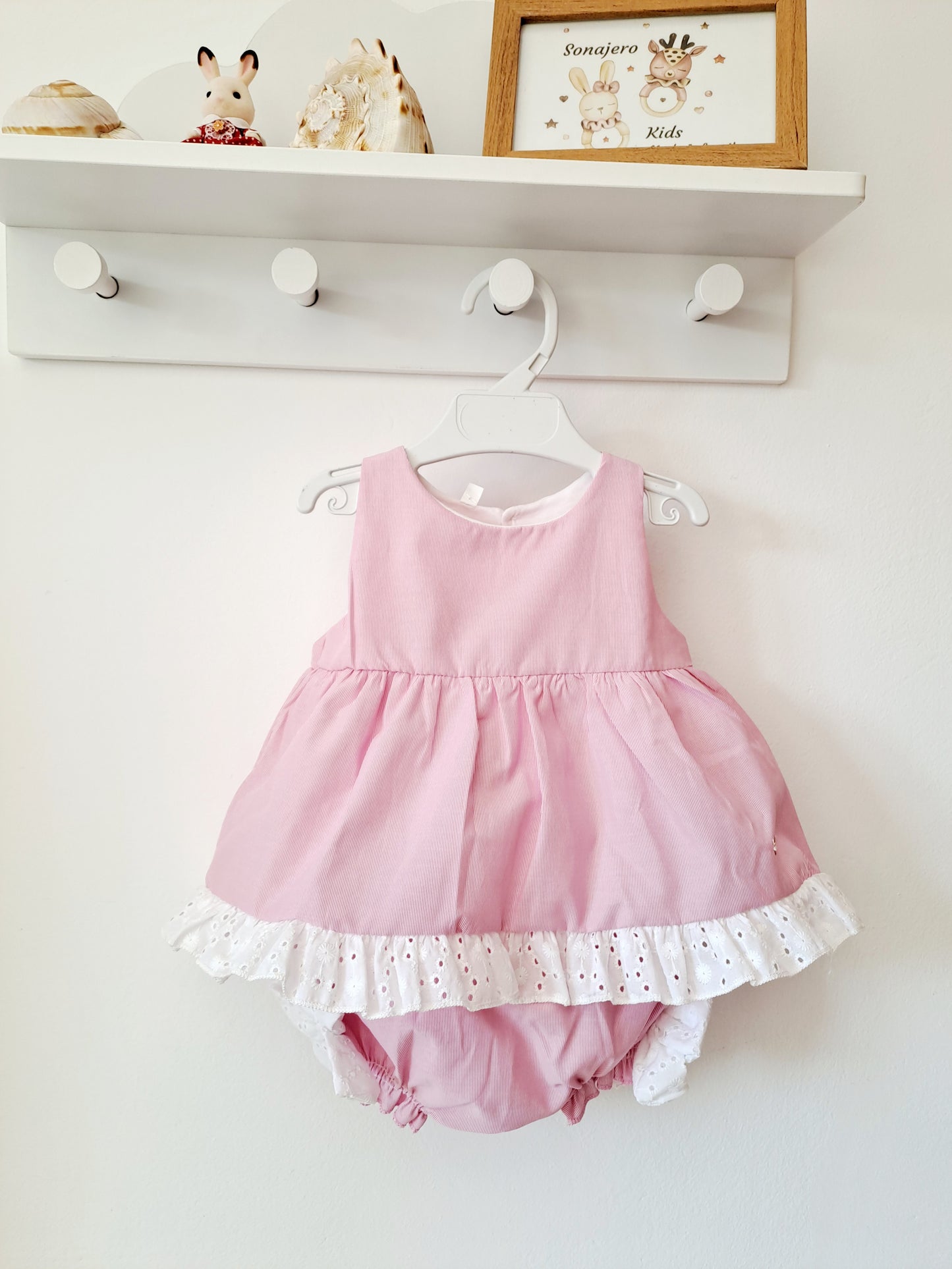 Conjunto Rosa Puntilla