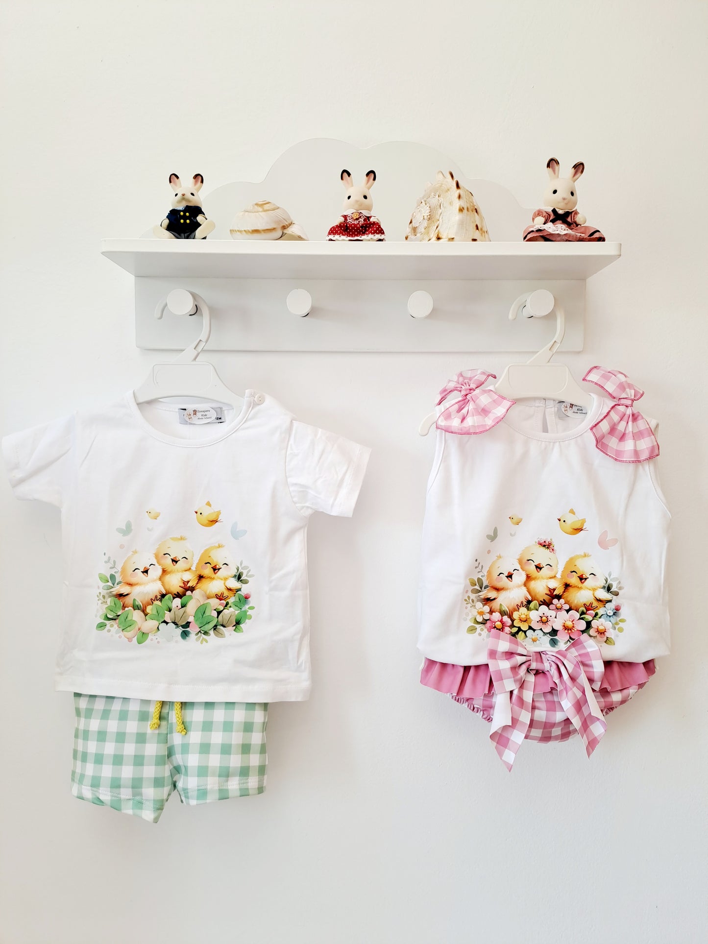 Conjunto Baño Niño Pollitos Pajaritos