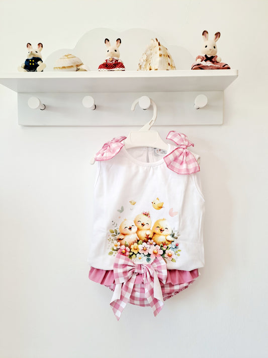 Conjunto Baño Pollitos Pajaritos