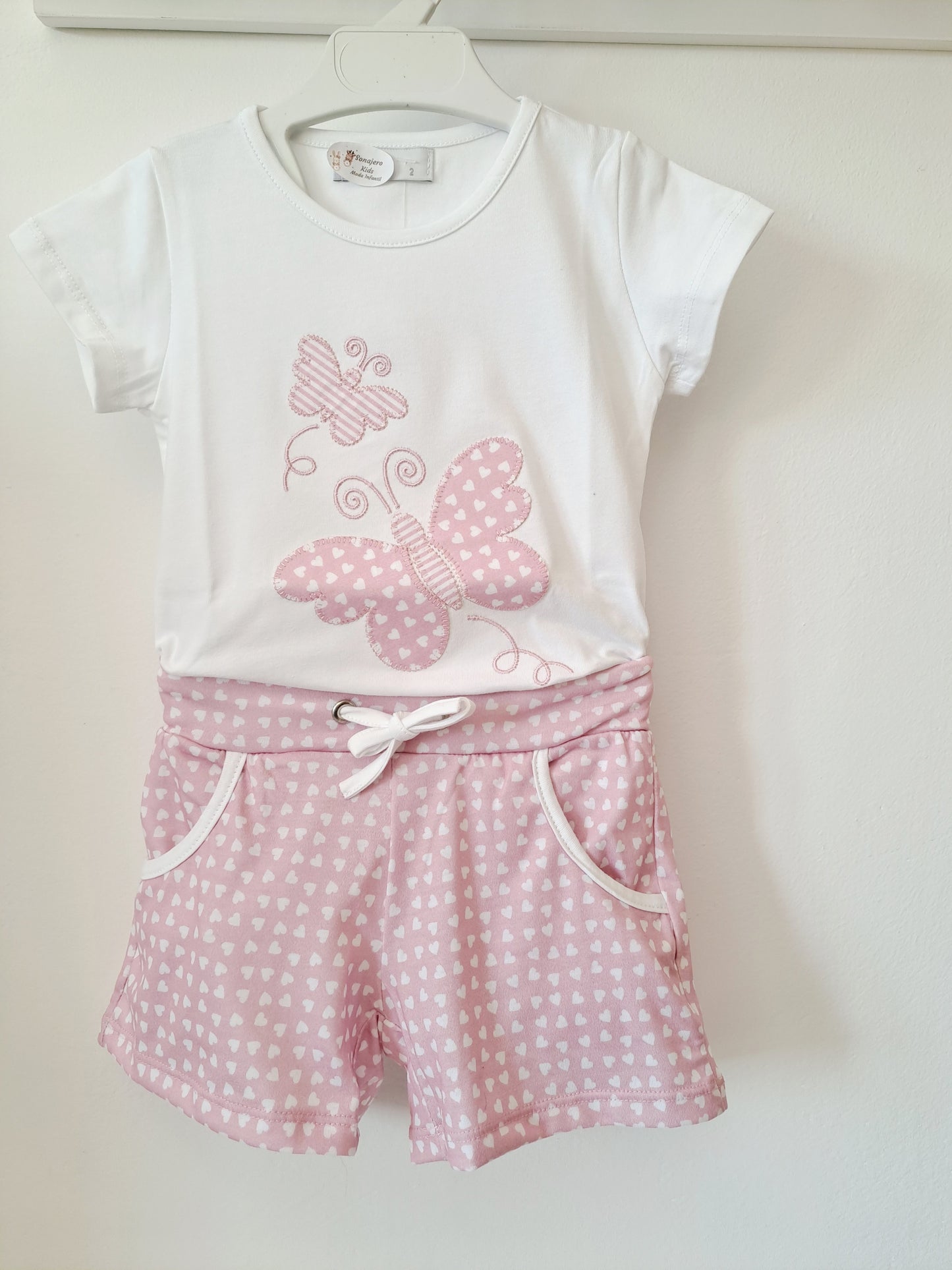 Conjunto Short Dos Mariposas