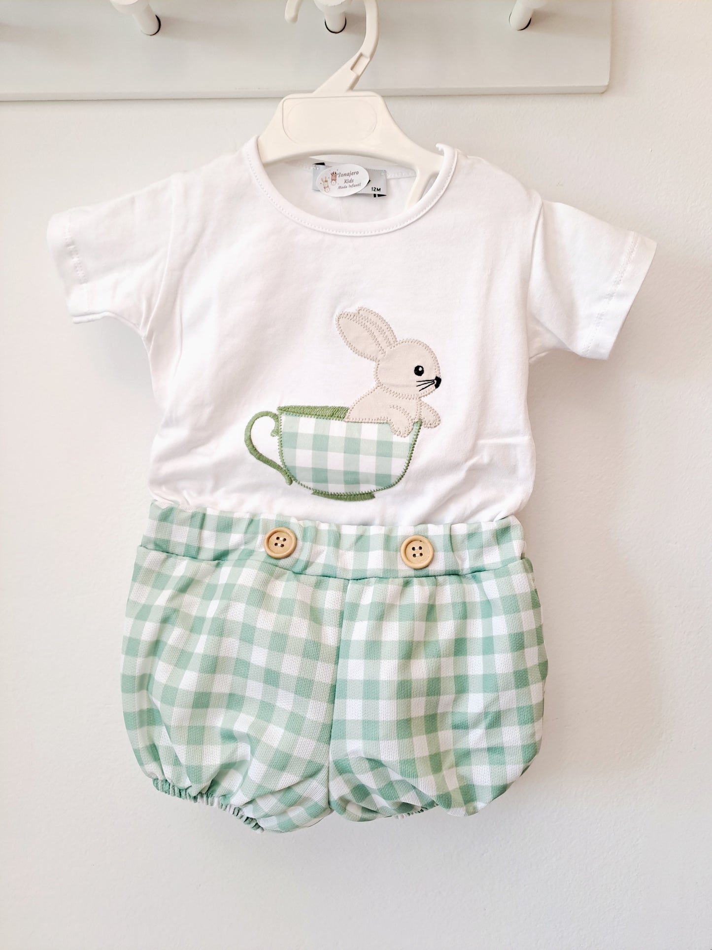 Conjunto Niño Conejo Taza