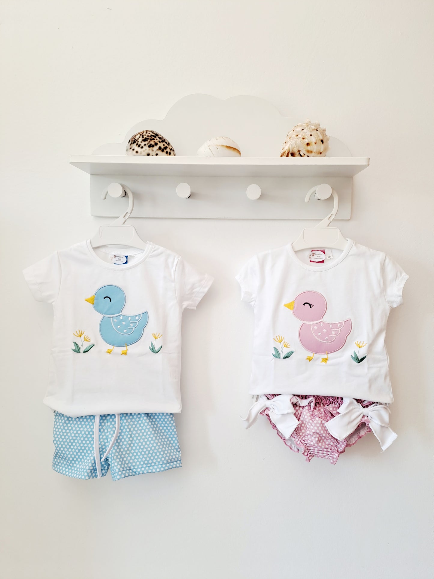 Conjunto Baño Pollito Rosa