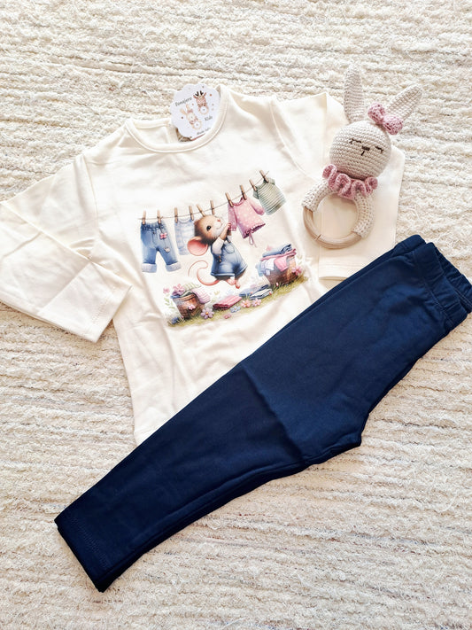 Conjunto Leggins Ratoncito