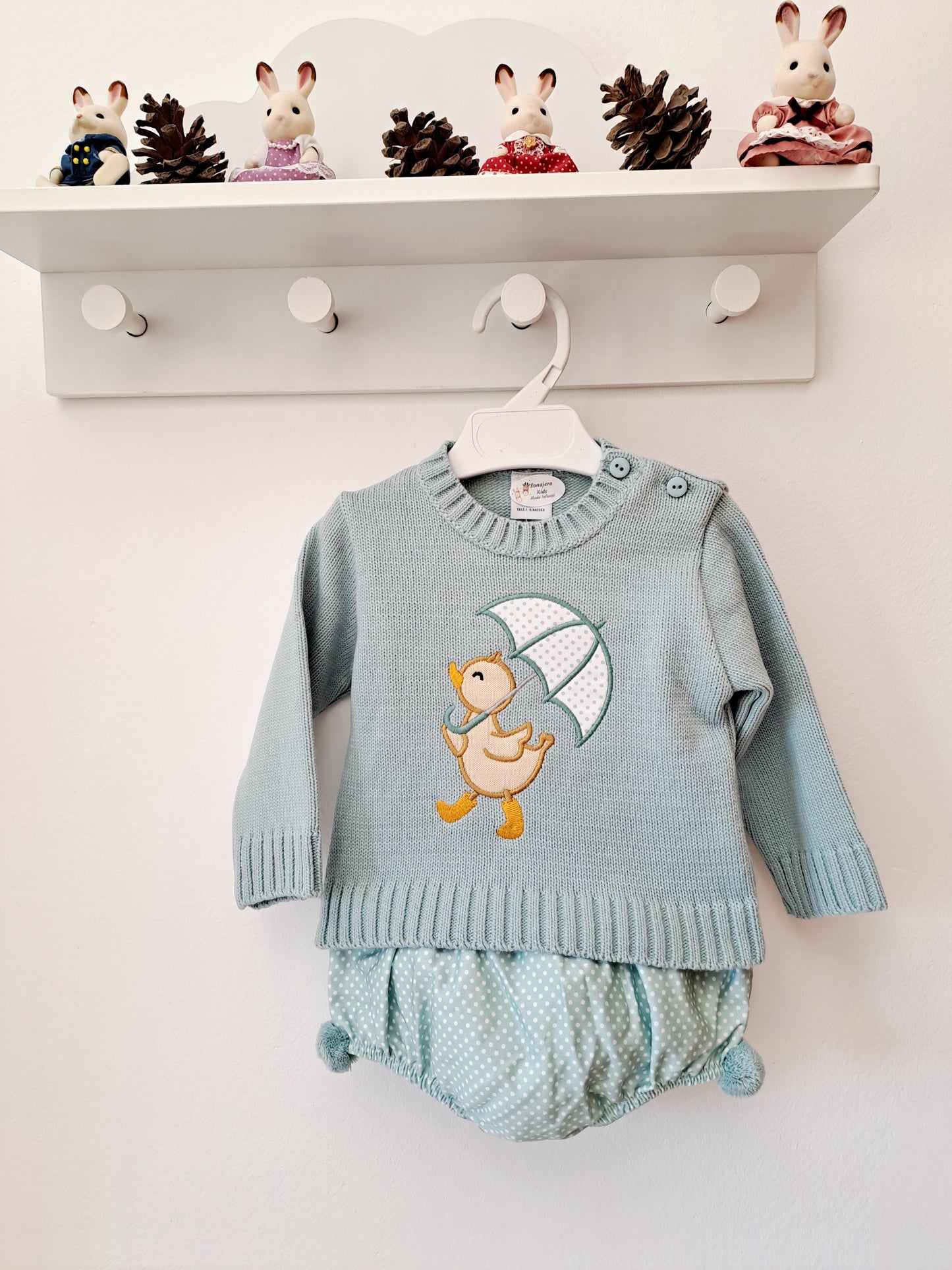 Conjunto Pololo Pato Paraguas