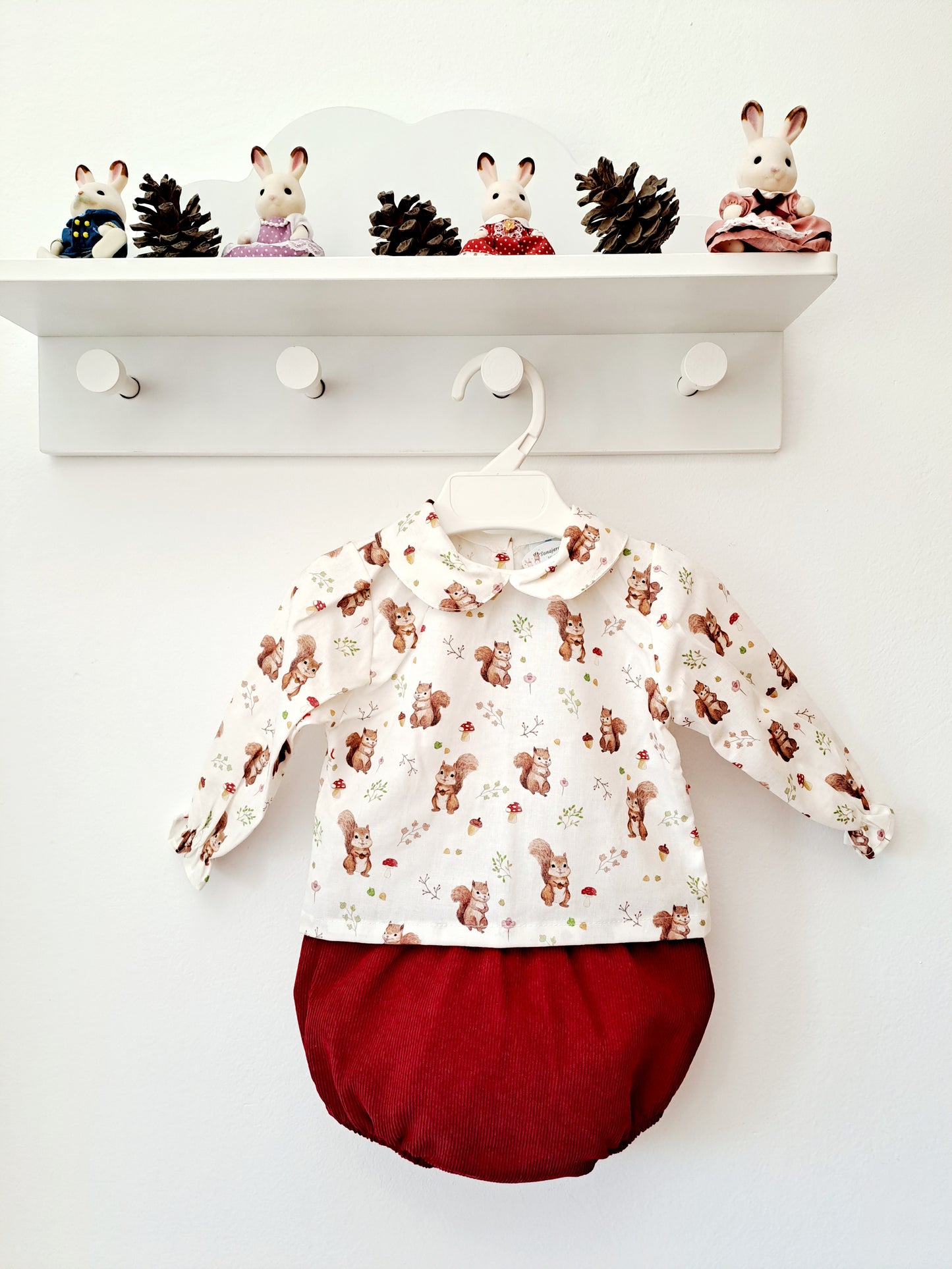 Conjunto Pololo Ardilla 3 Piezas