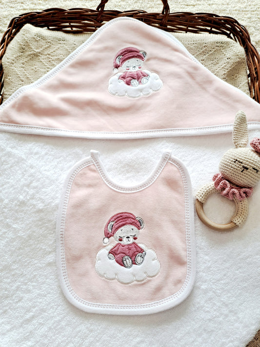 Set Capa Baño Babero