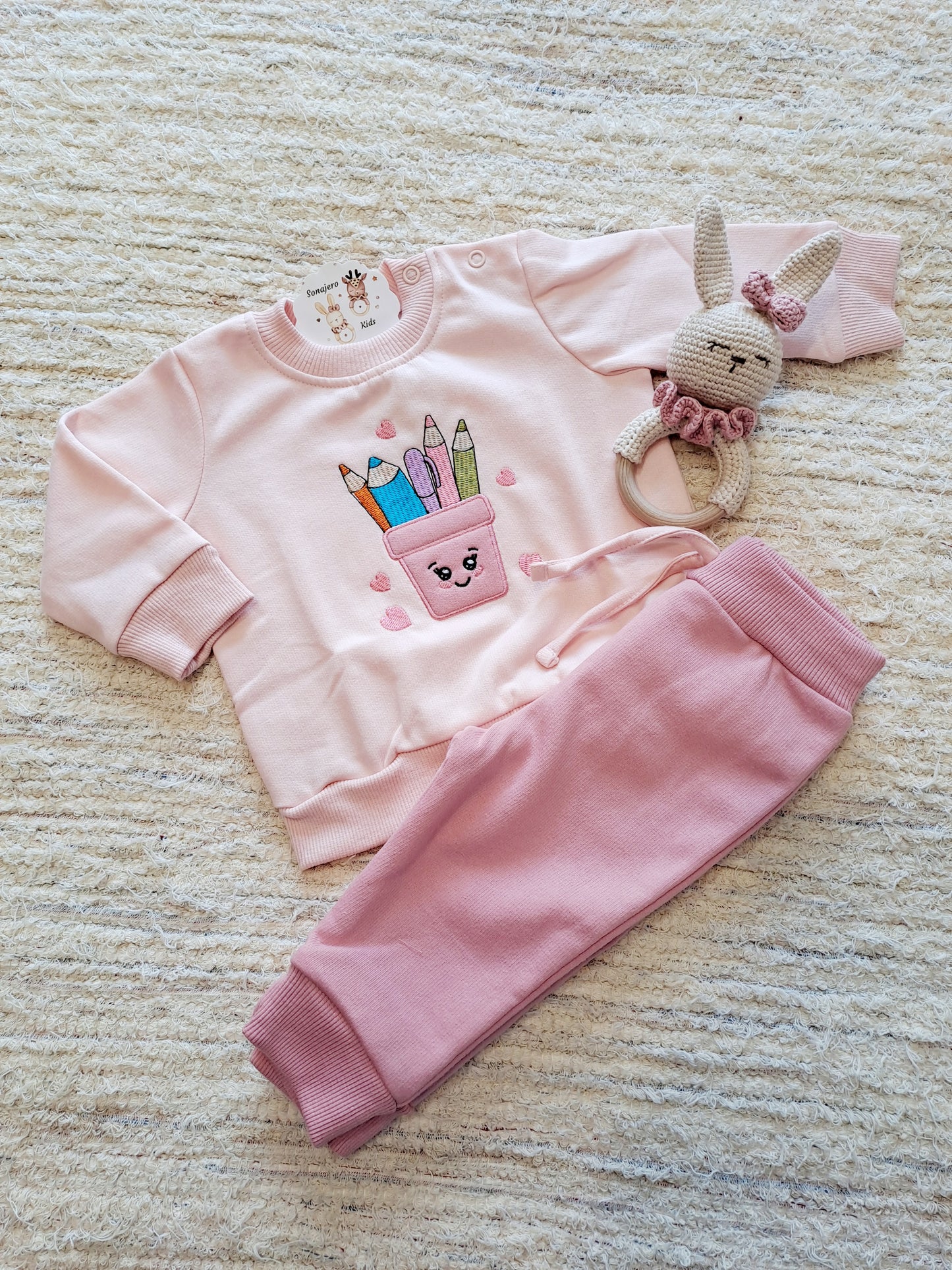 Conjunto Sudadera Niña Lapices