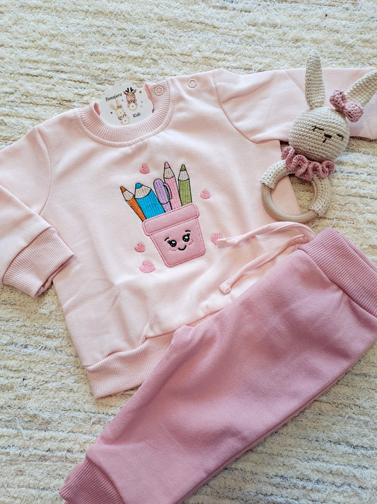 Conjunto Sudadera Niña Lapices