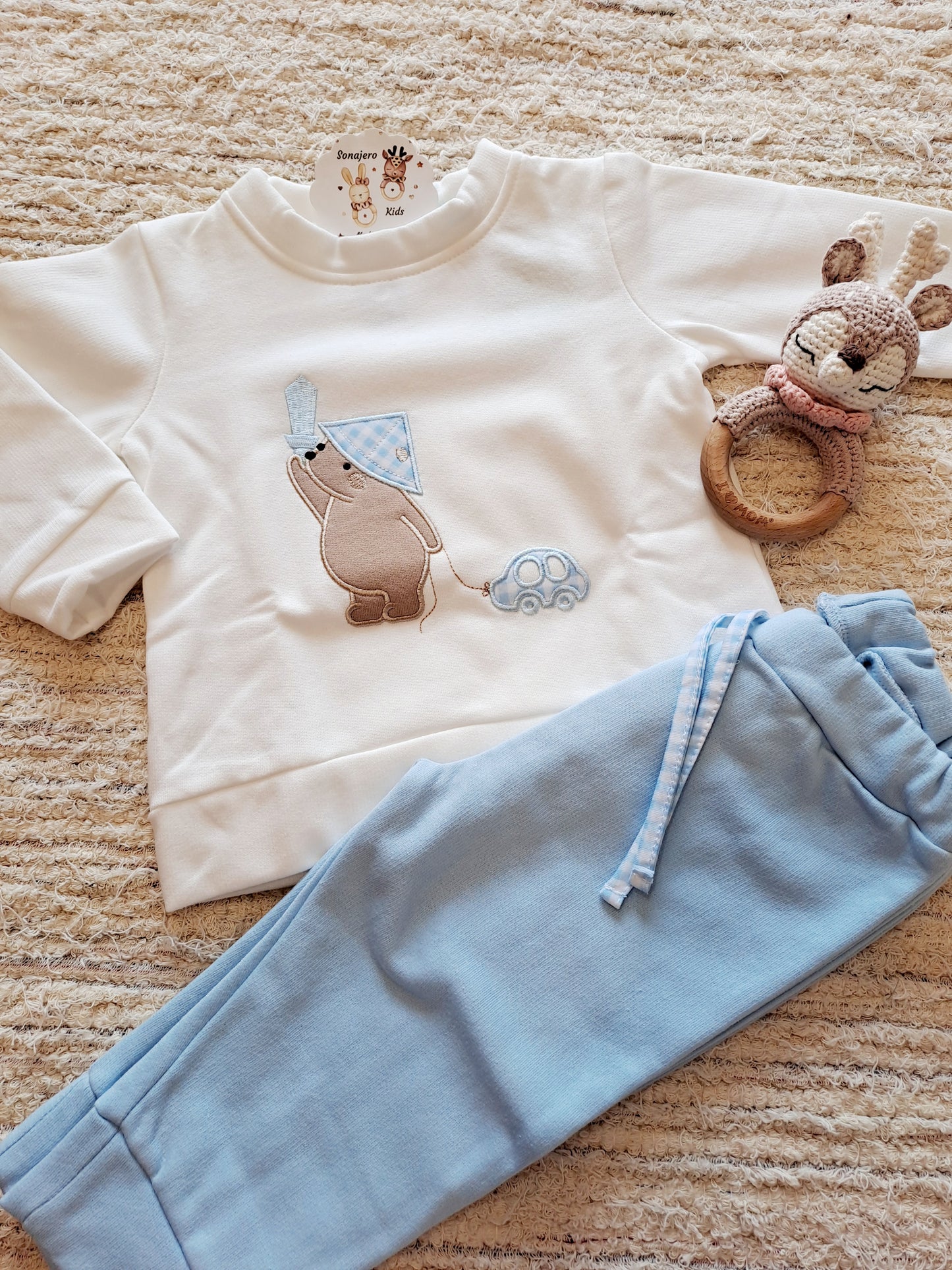 Conjunto Niño Sudadera Osito Soñador