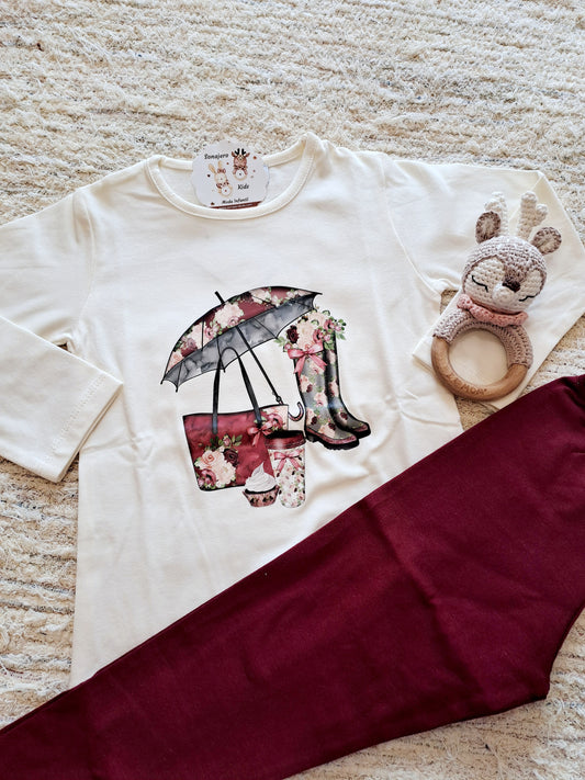 Conjunto Leggins Paraguas