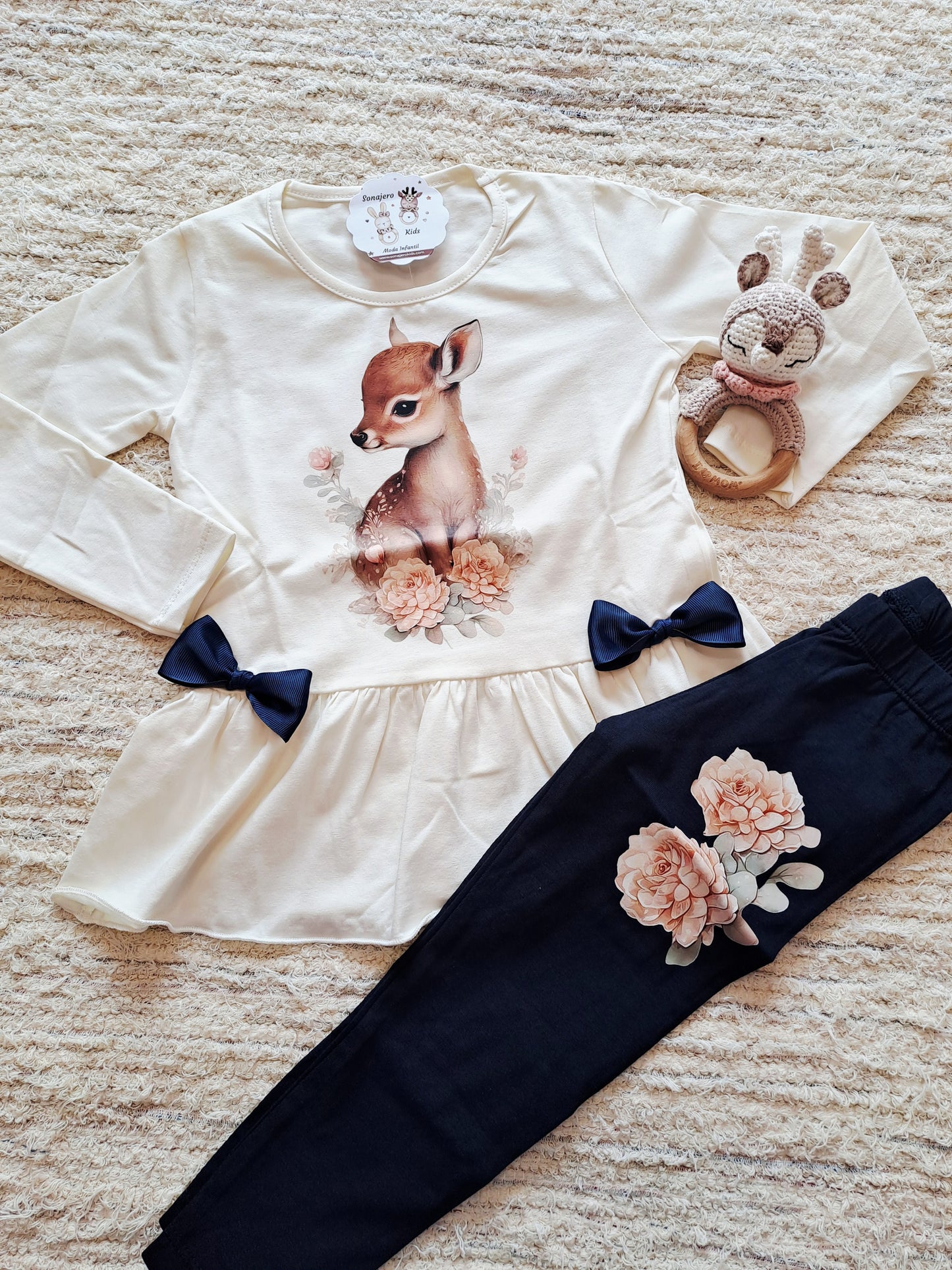 Conjunto leggins Bambi Lazos