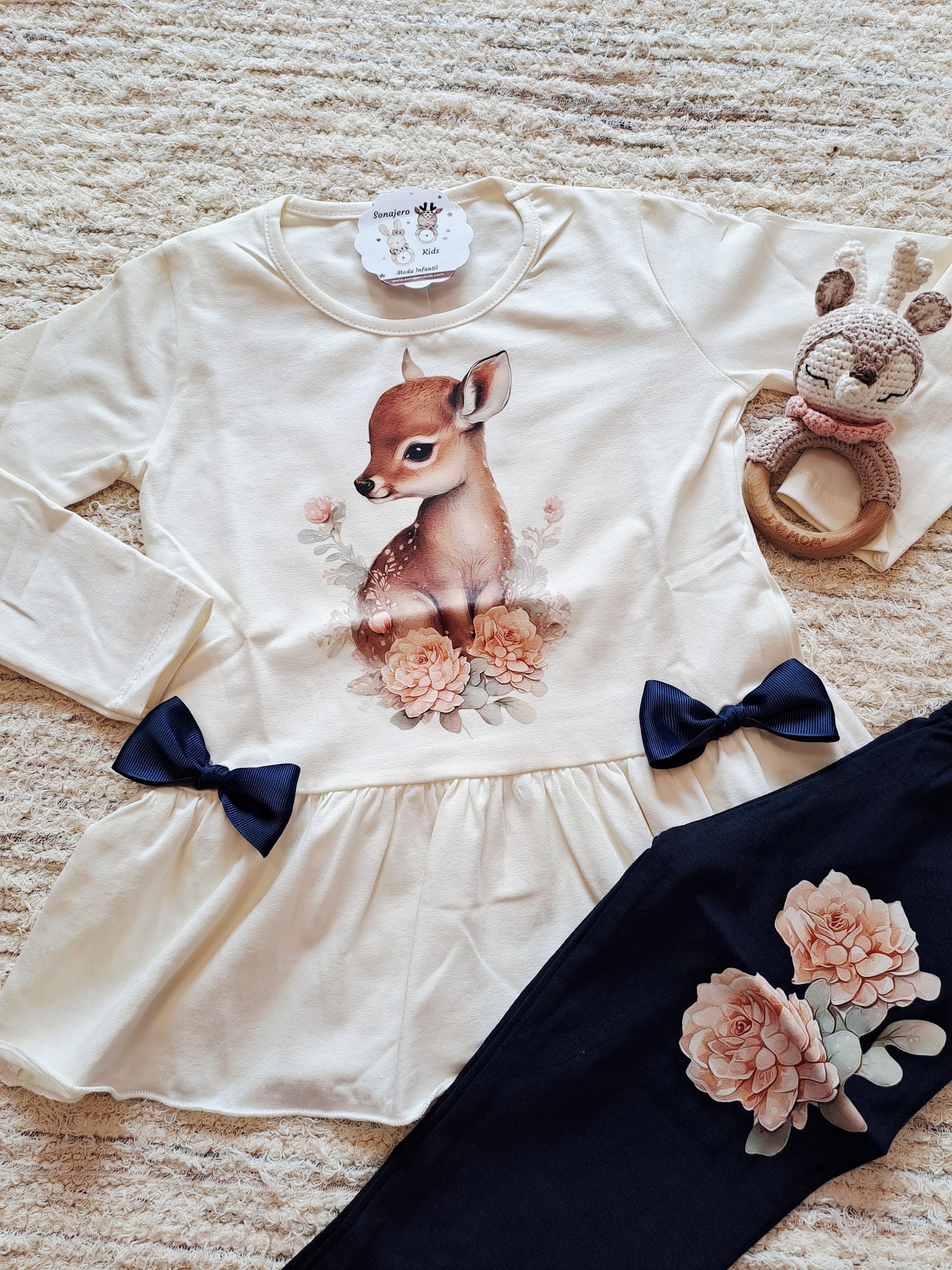 Conjunto leggins Bambi Lazos
