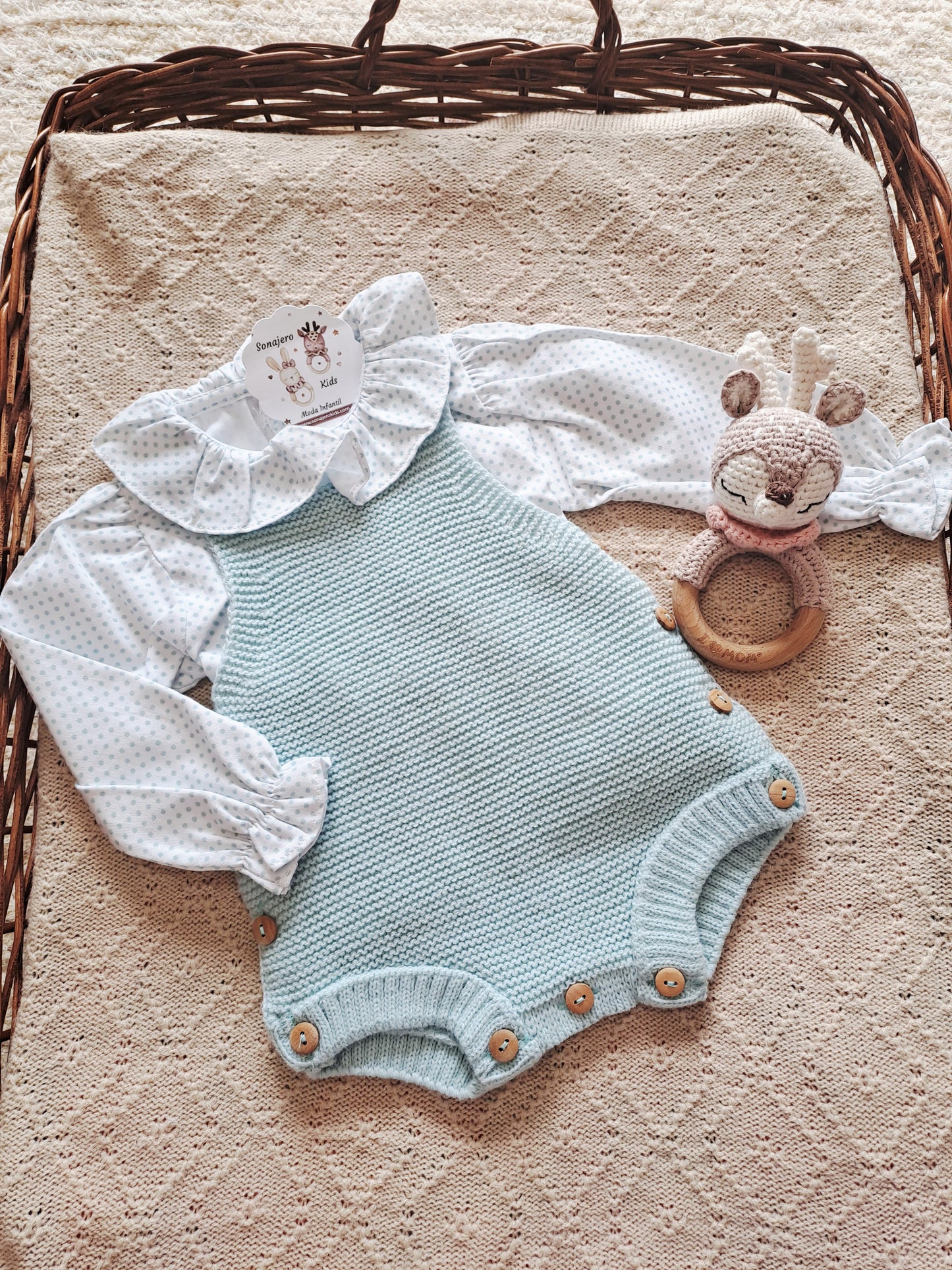 Conjunto 3 Piezas Conejito Crochet