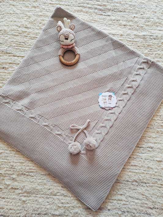 Toquilla Lana Ochos Pom