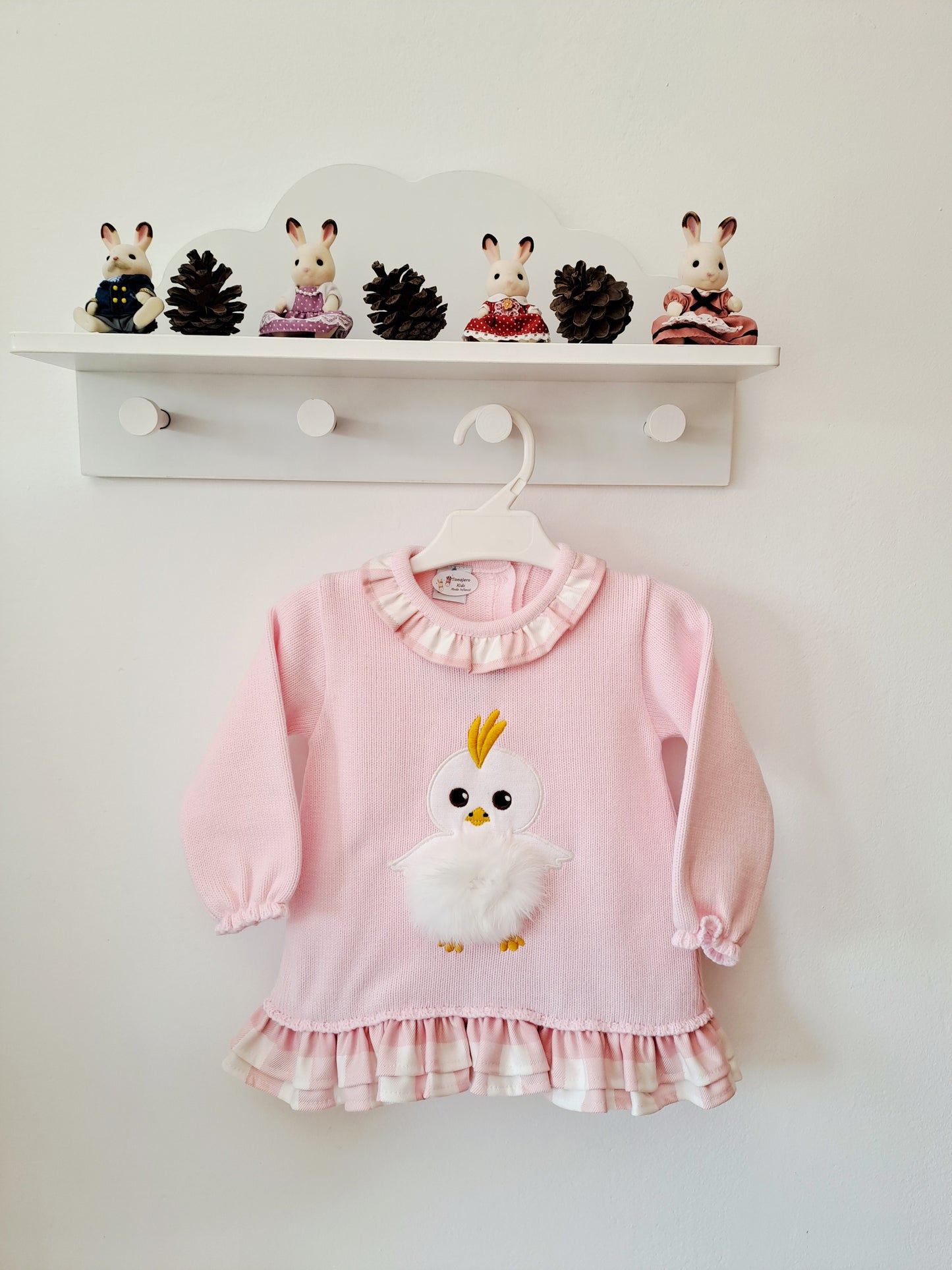 Vestido Pollito Pon Rosa