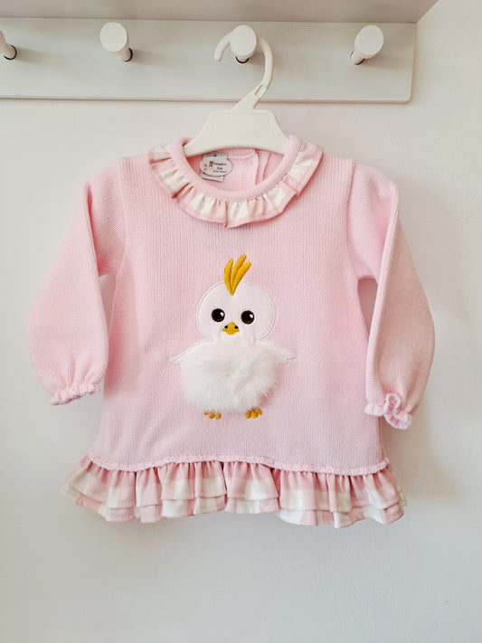 Vestido Pollito Pon Rosa