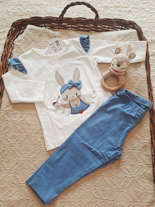 Conjunto Azul Dulce Conejita