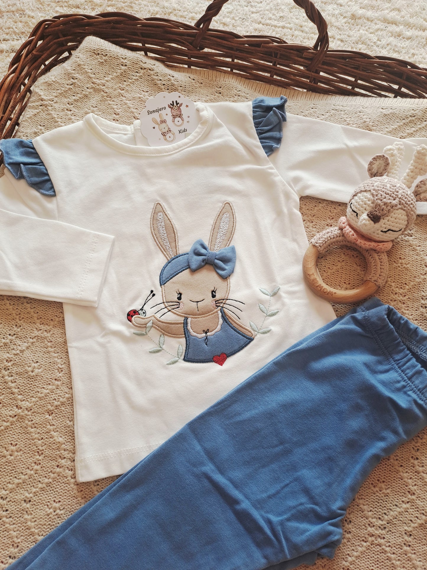 Conjunto Azul Dulce Conejita