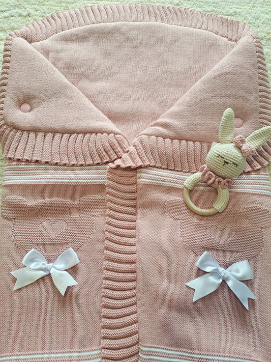 Saquito Lana Maquillaje Blanco