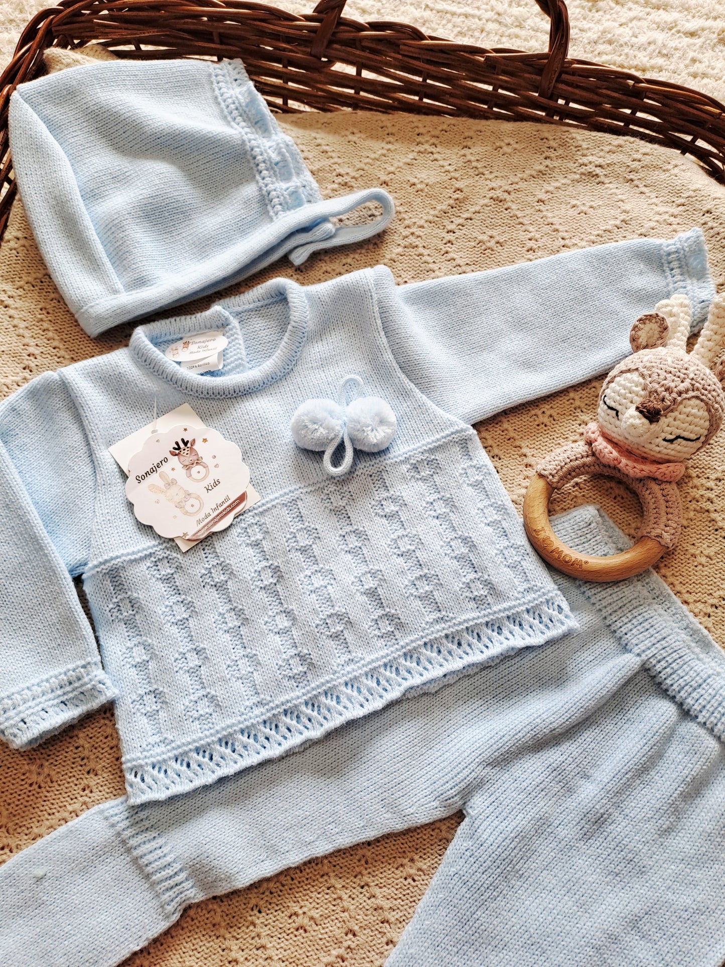 Conjunto Lana 3318 Celeste