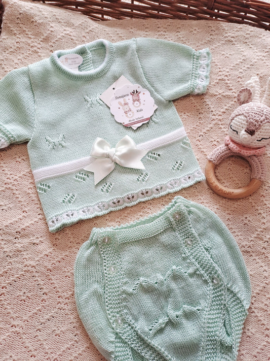 Conjunto Hilo Braguita Verde 2815