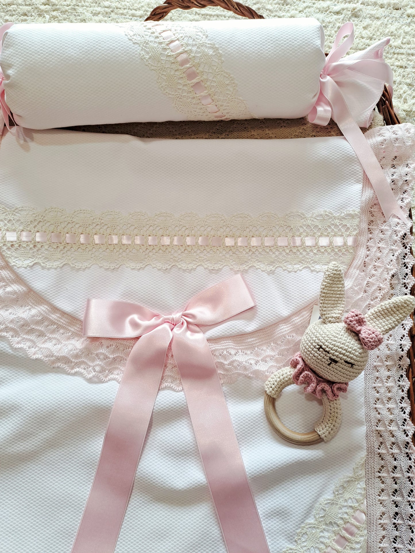 Colcha Para Bebé Verano Rosa