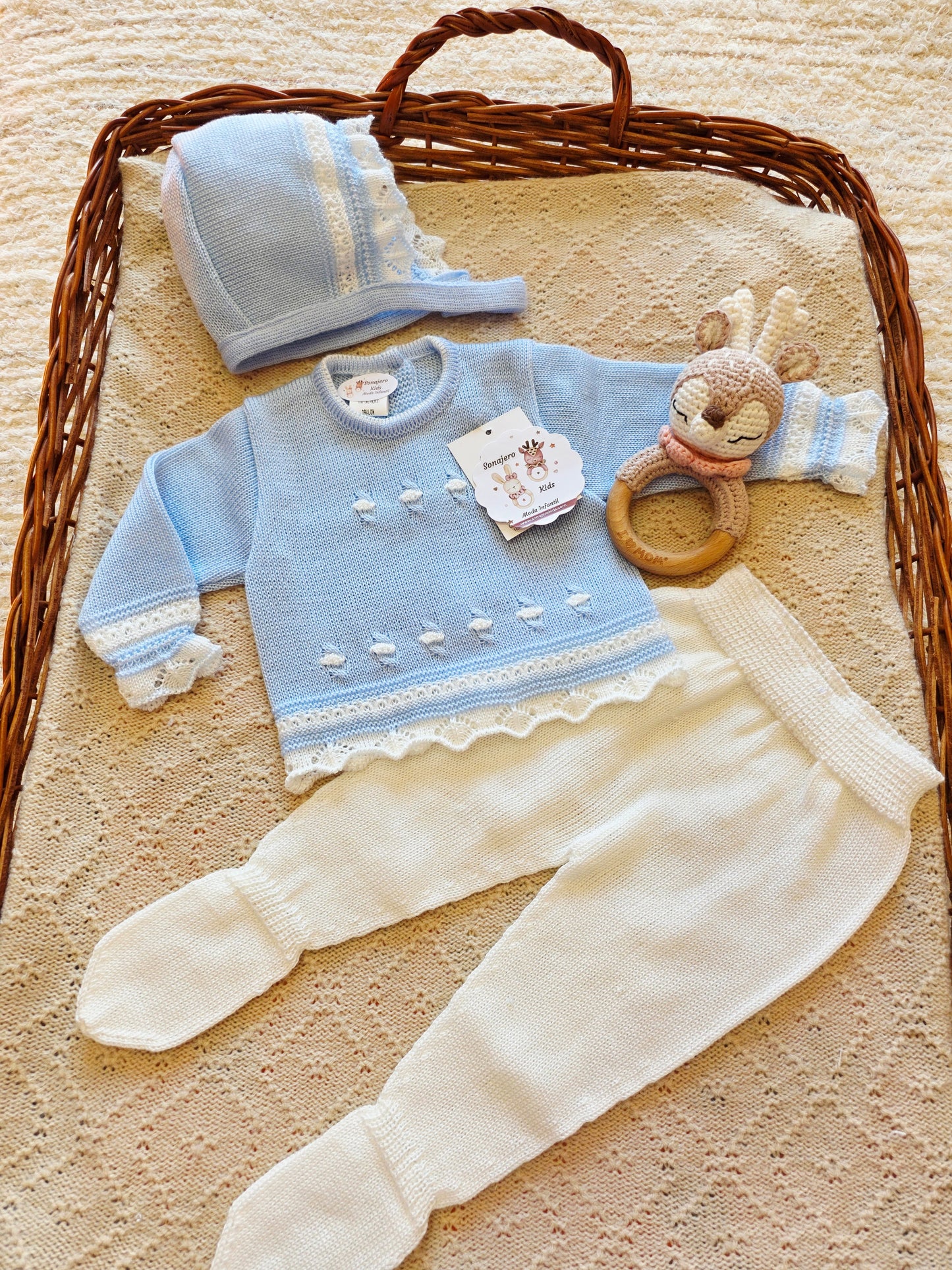 Conjunto Hilo 2092 Celeste