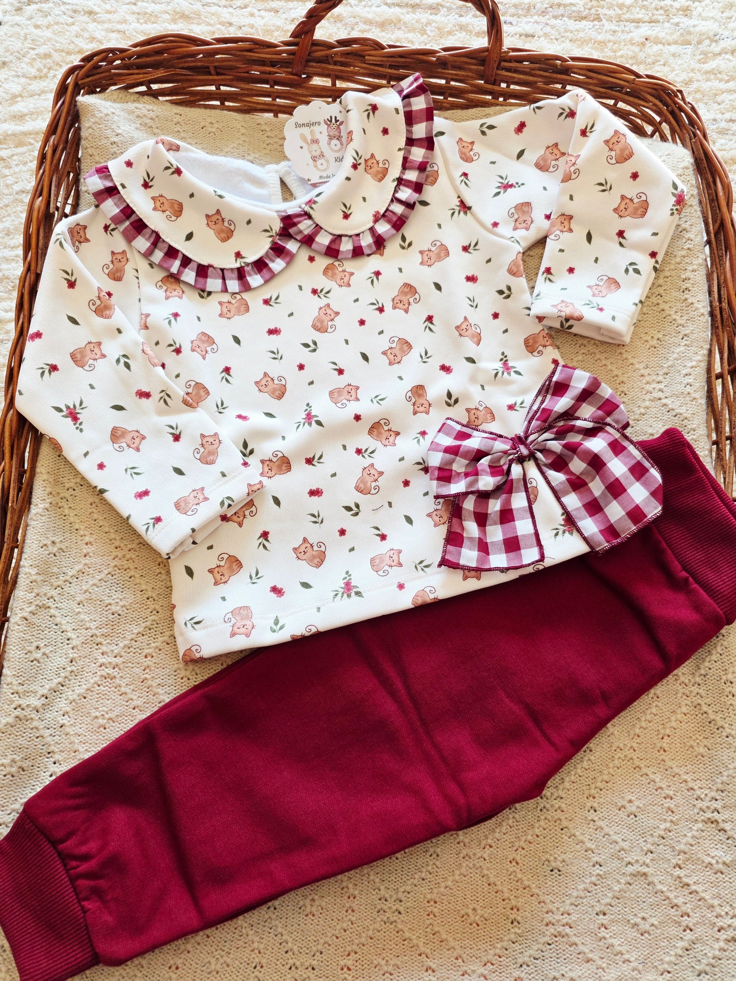 Conjunto Niña Gatitos