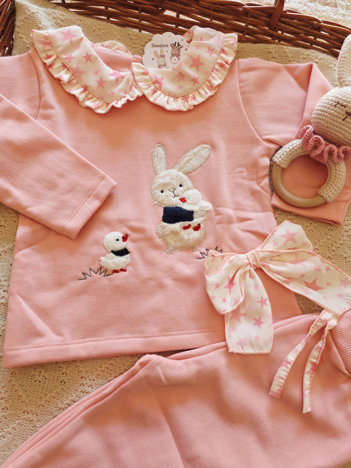 Conjunto Niña Conejito Cua