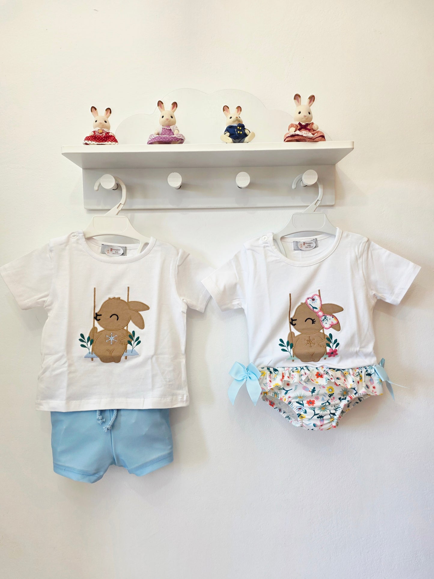 Conjunto Niña Baño Conejo