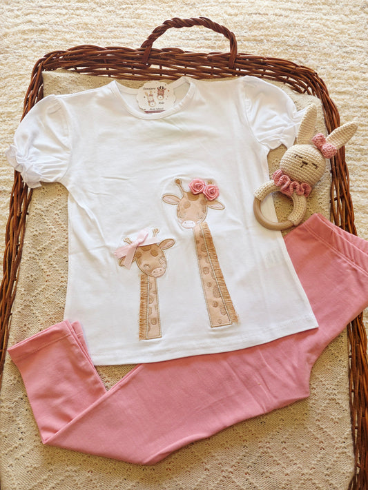 Conjunto Leggins Dos Jirafitas