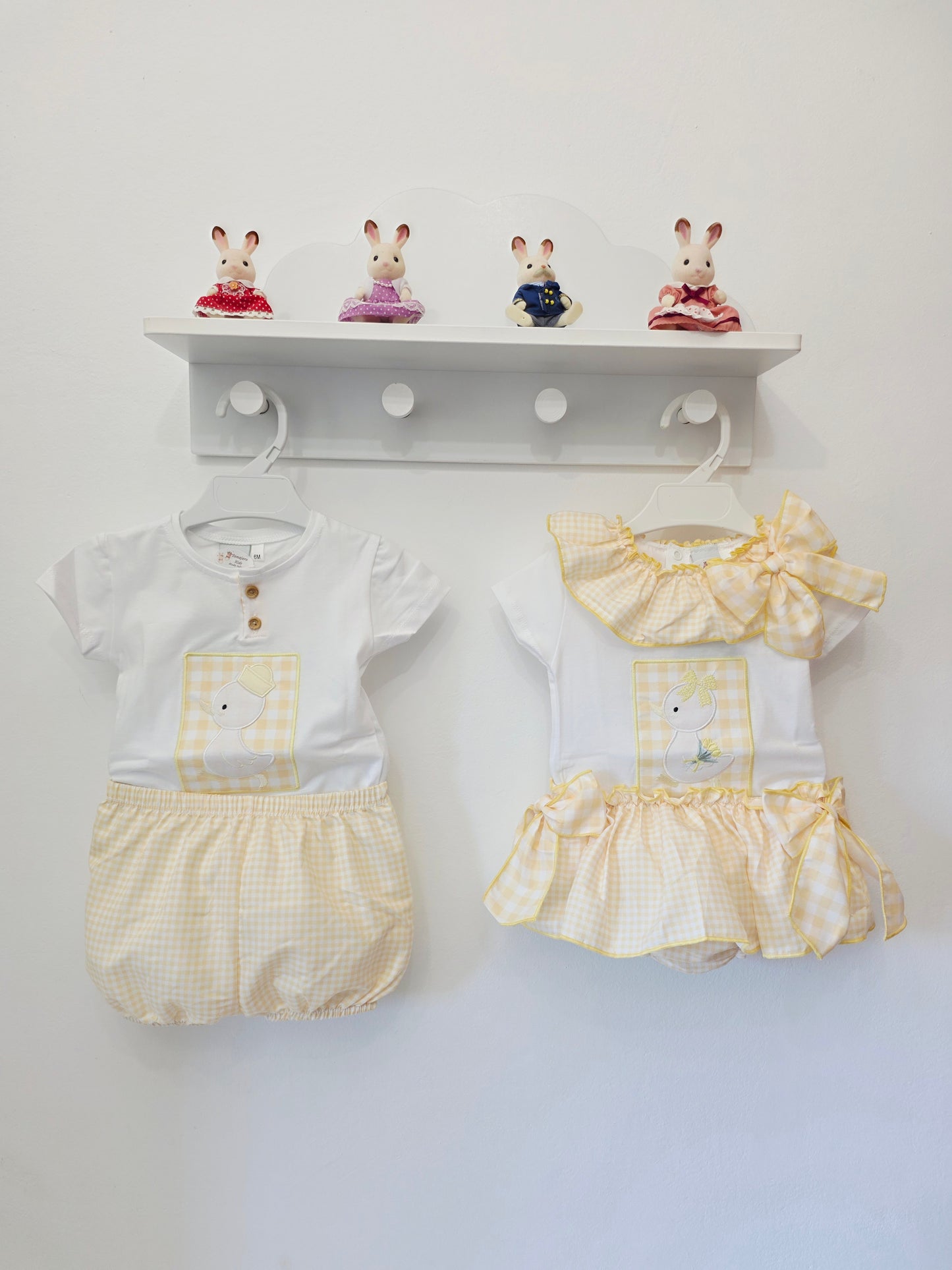 Conjunto Niña Cua Vichy