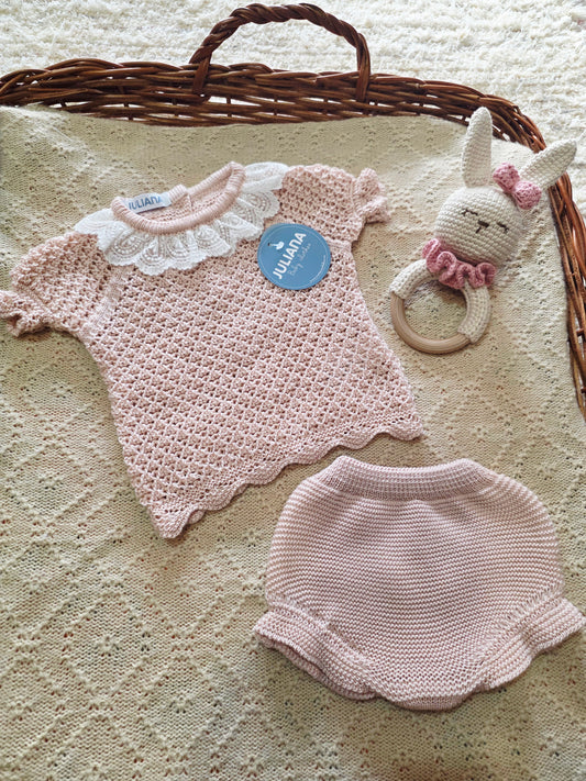 Conjunto Hilo 26059 Rosa Palo