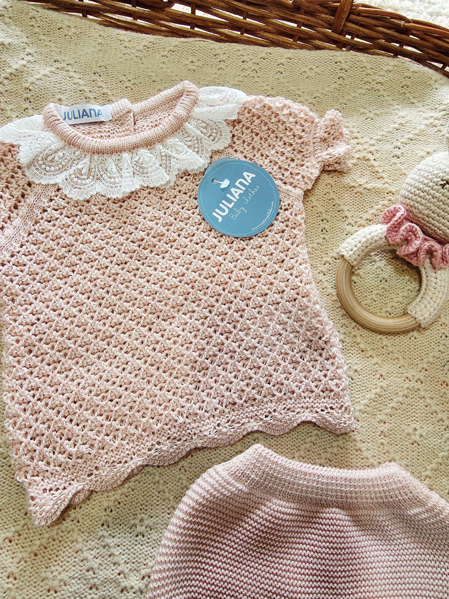 Conjunto Hilo 26059 Rosa Palo