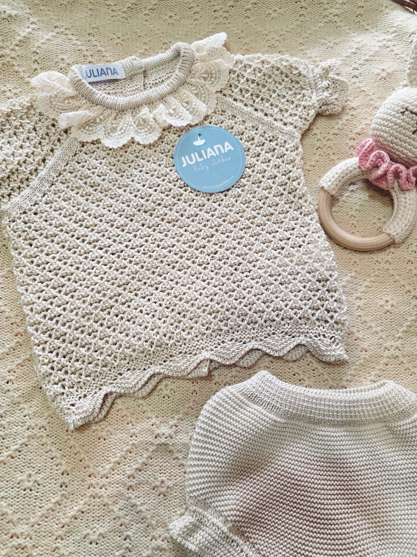 Conjunto Hilo 26059 Crema