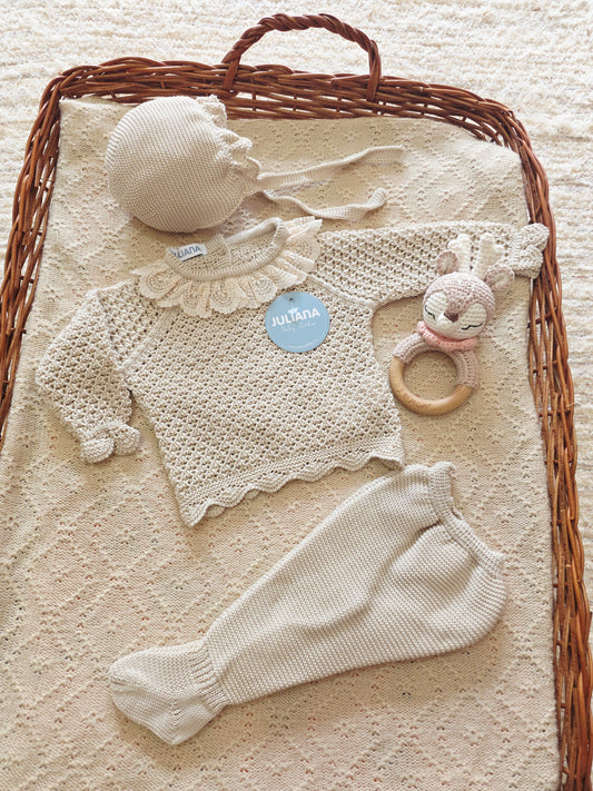 Conjunto 3p Hilo 26040 Beige