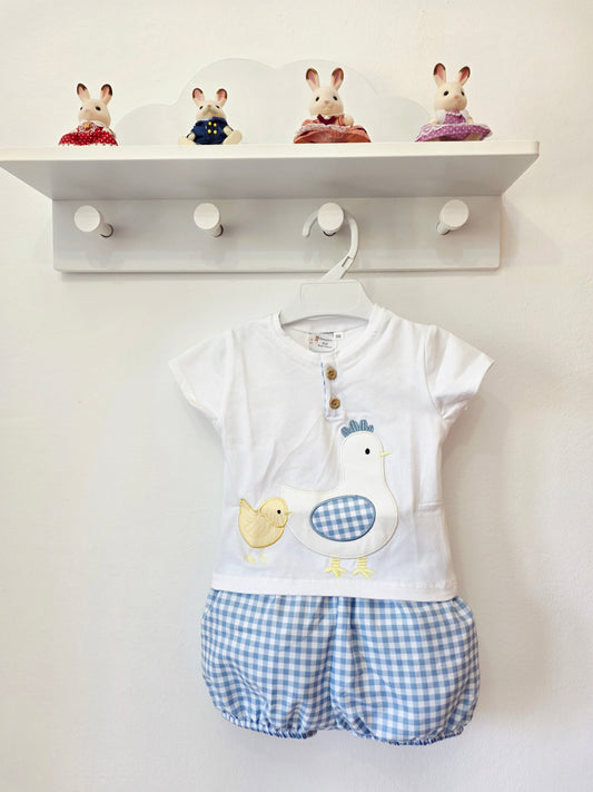 Cojunto Niño Familia Gallina