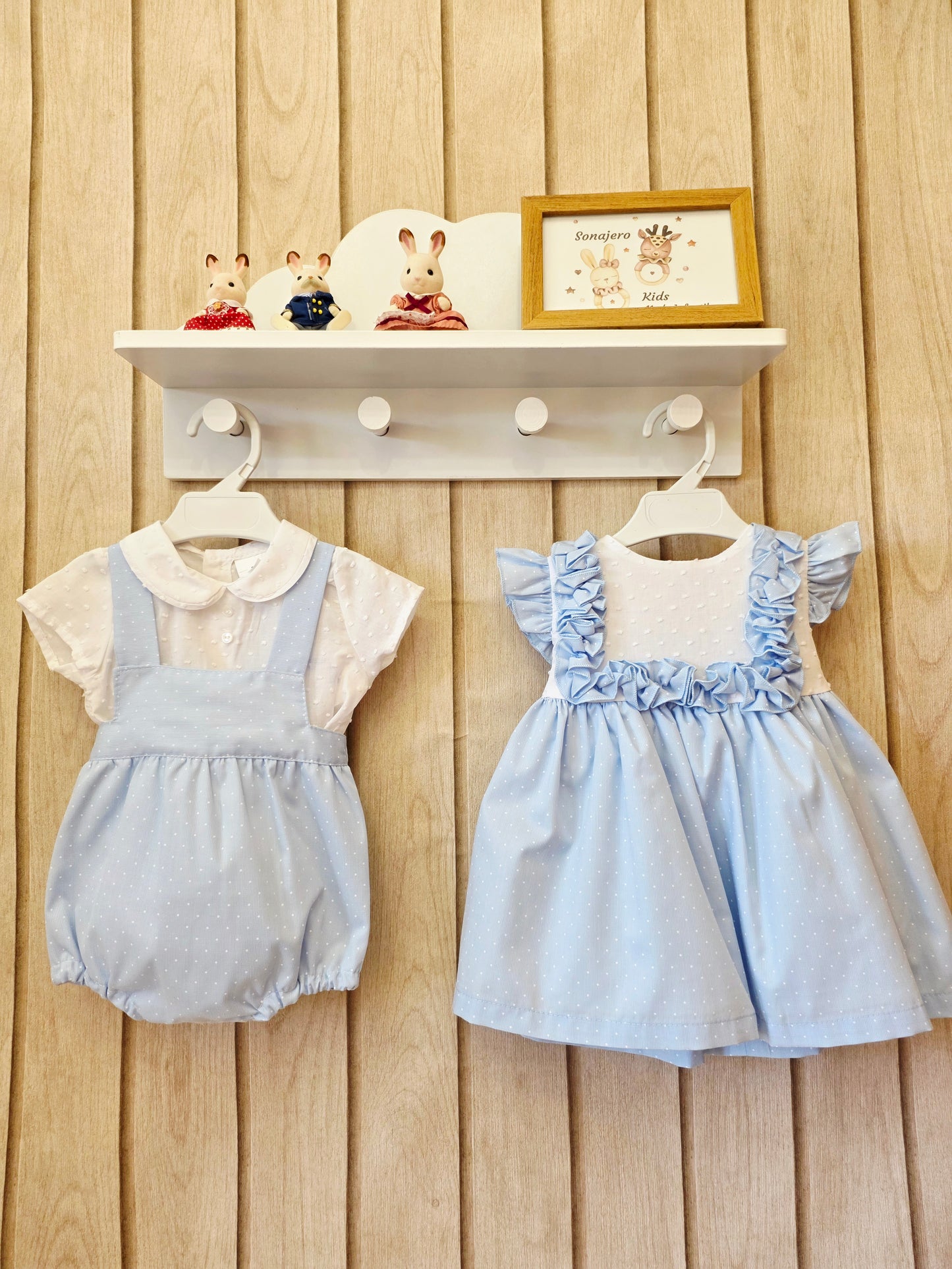 Vestido Topitos De Cielo
