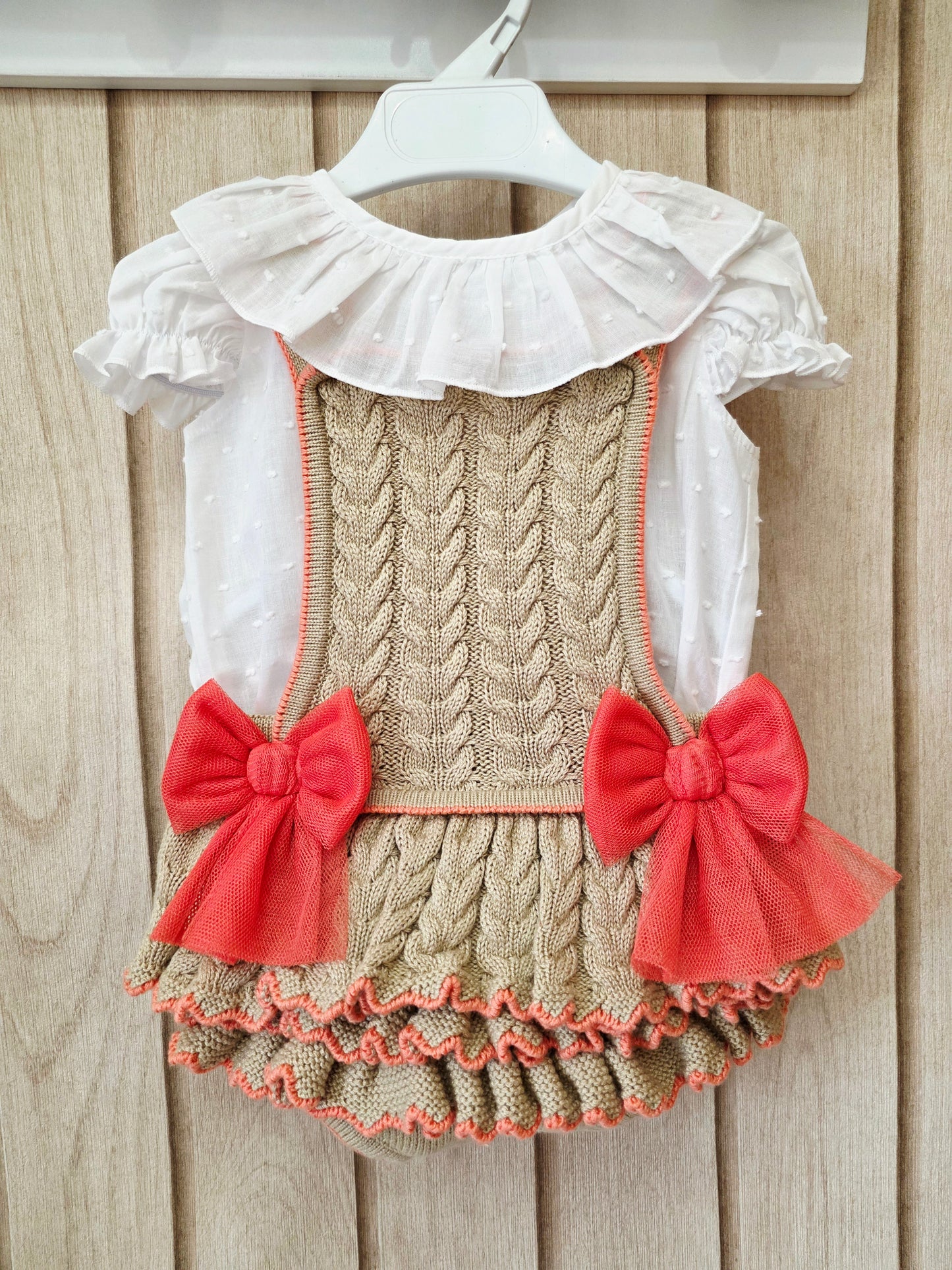 Conjunto Ranita Caña Salmon