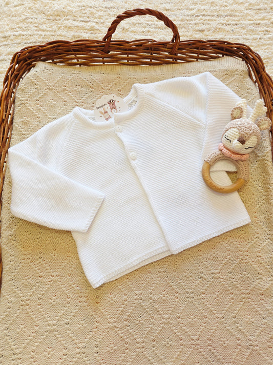 Chaqueta Punto Bobo Blanco