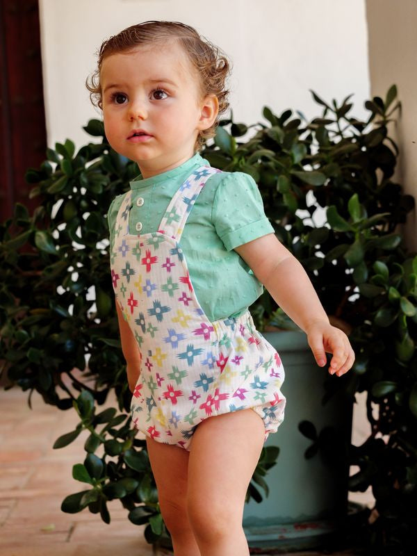 Vestido Multicolor Cruces