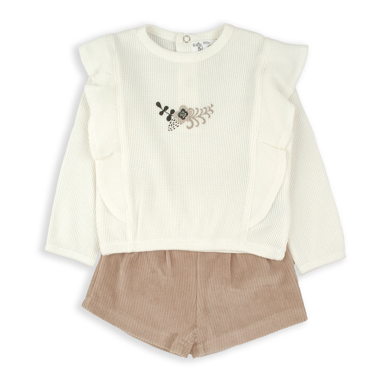 Conjunto Short Pana Camel