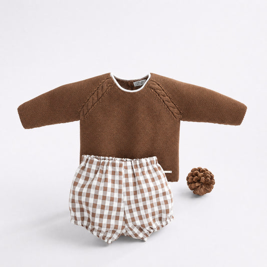 Conjunto 2 Piezas Chocolate-Pangasa Baby