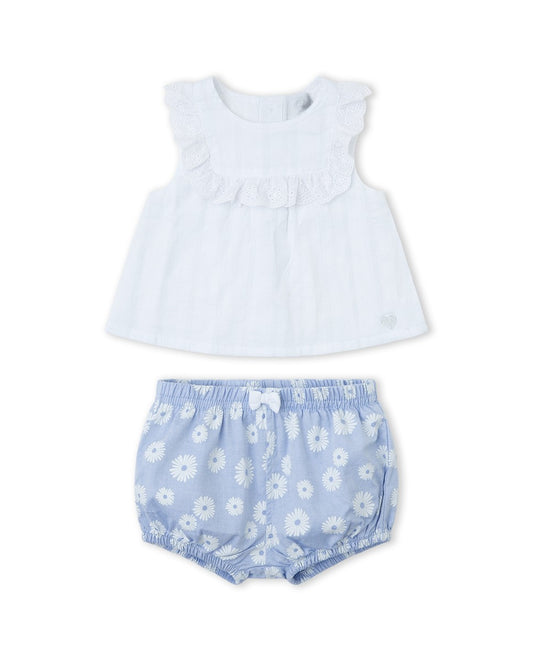 Conjunto Margaritas Blue