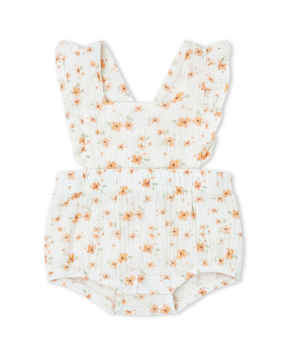 Pelele Floral Naranja