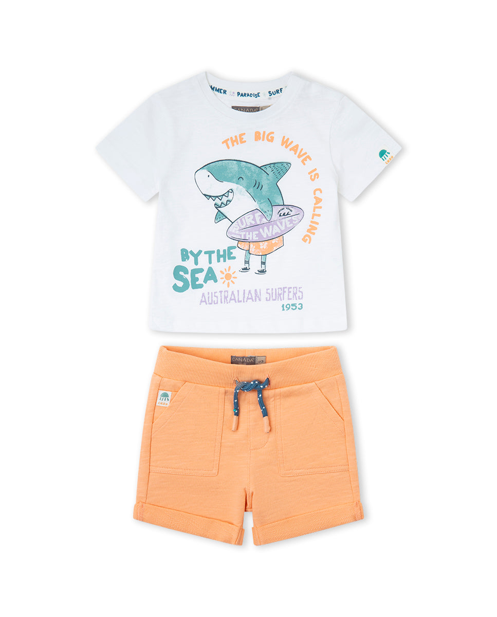 Conjunto Tiburon Surfero