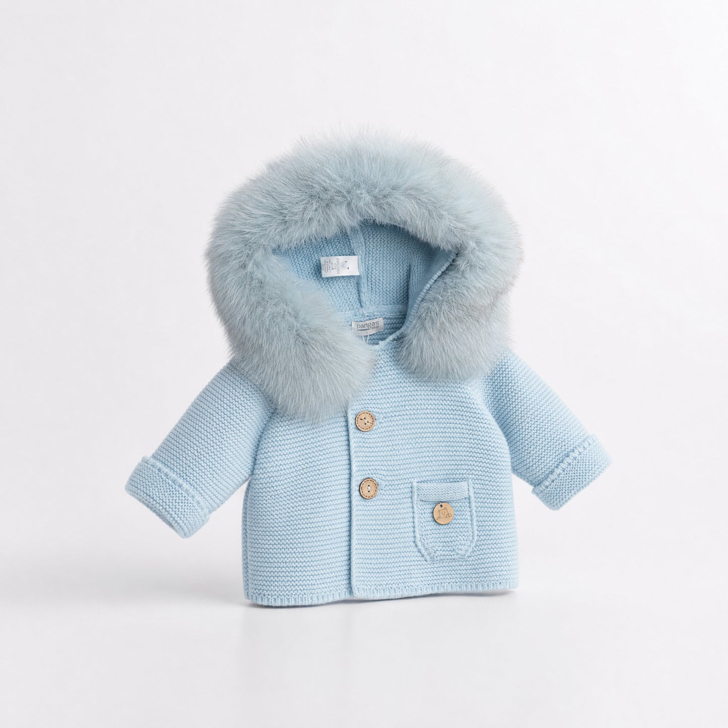 Trenka Luxury Celeste Empolvado Pelo Al Tono- Pangasa Baby